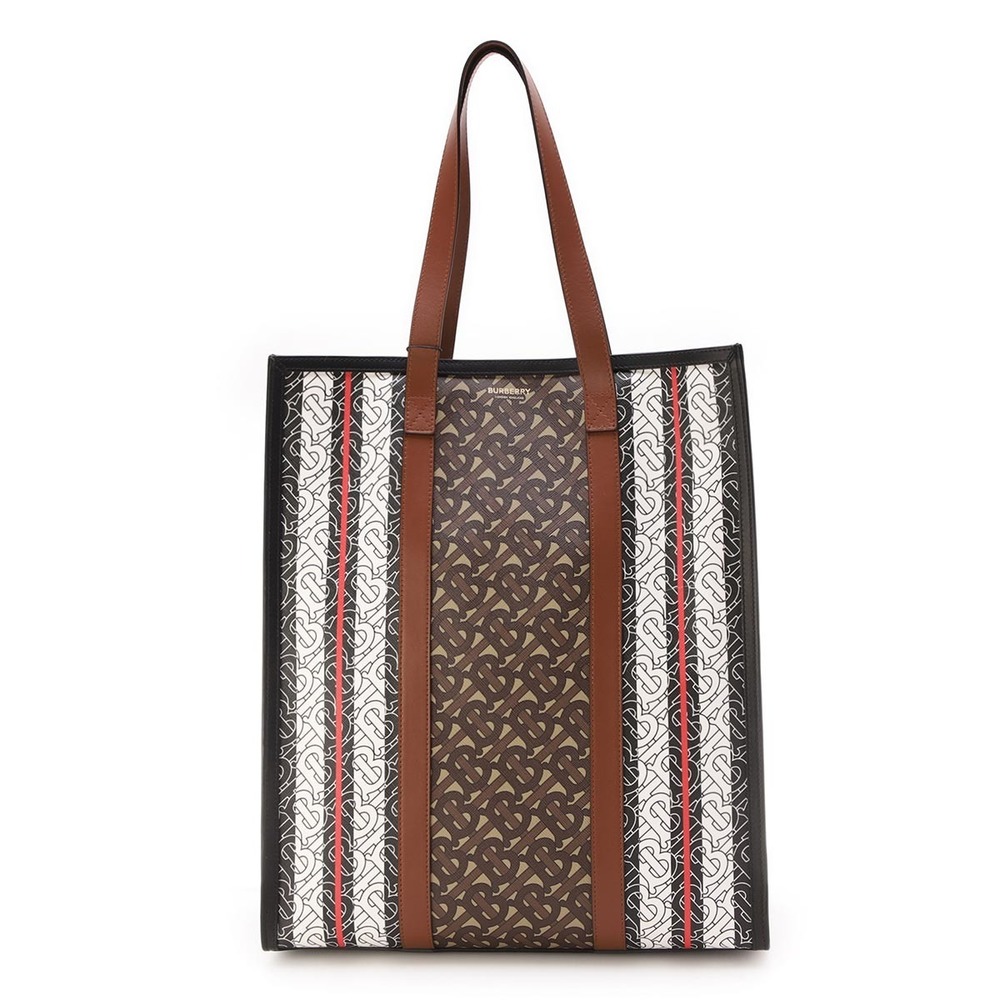 Burberry NS Book Brown Tote Bag